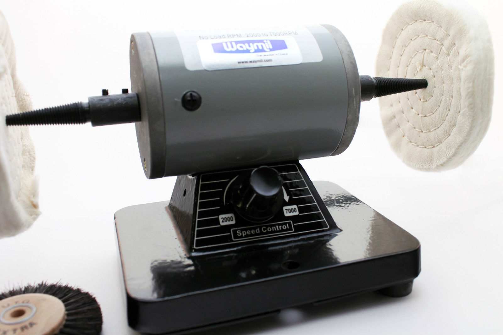 BENCH POLISHER MOTOR JEWELRY POLISHING BUFFING LATHE VARIABLE SPEED